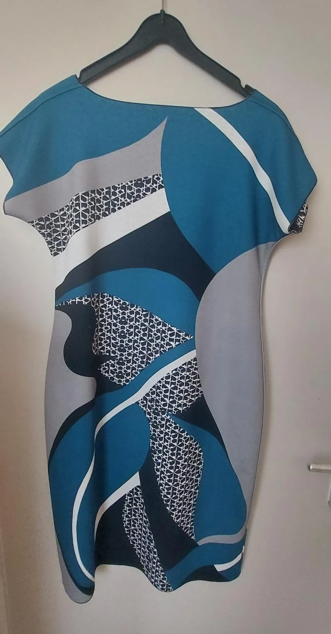 Vestido reversible con estampado abstracto - Talla 42 – photo 2